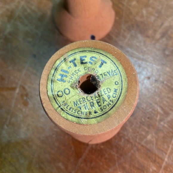 Set of 10 Wooden Spools 2” x 1 1/2” - Picture 3 of 7